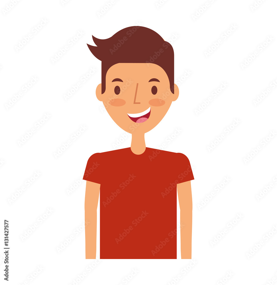young man avatar character vector illustration design young man avatar character vector illustration design