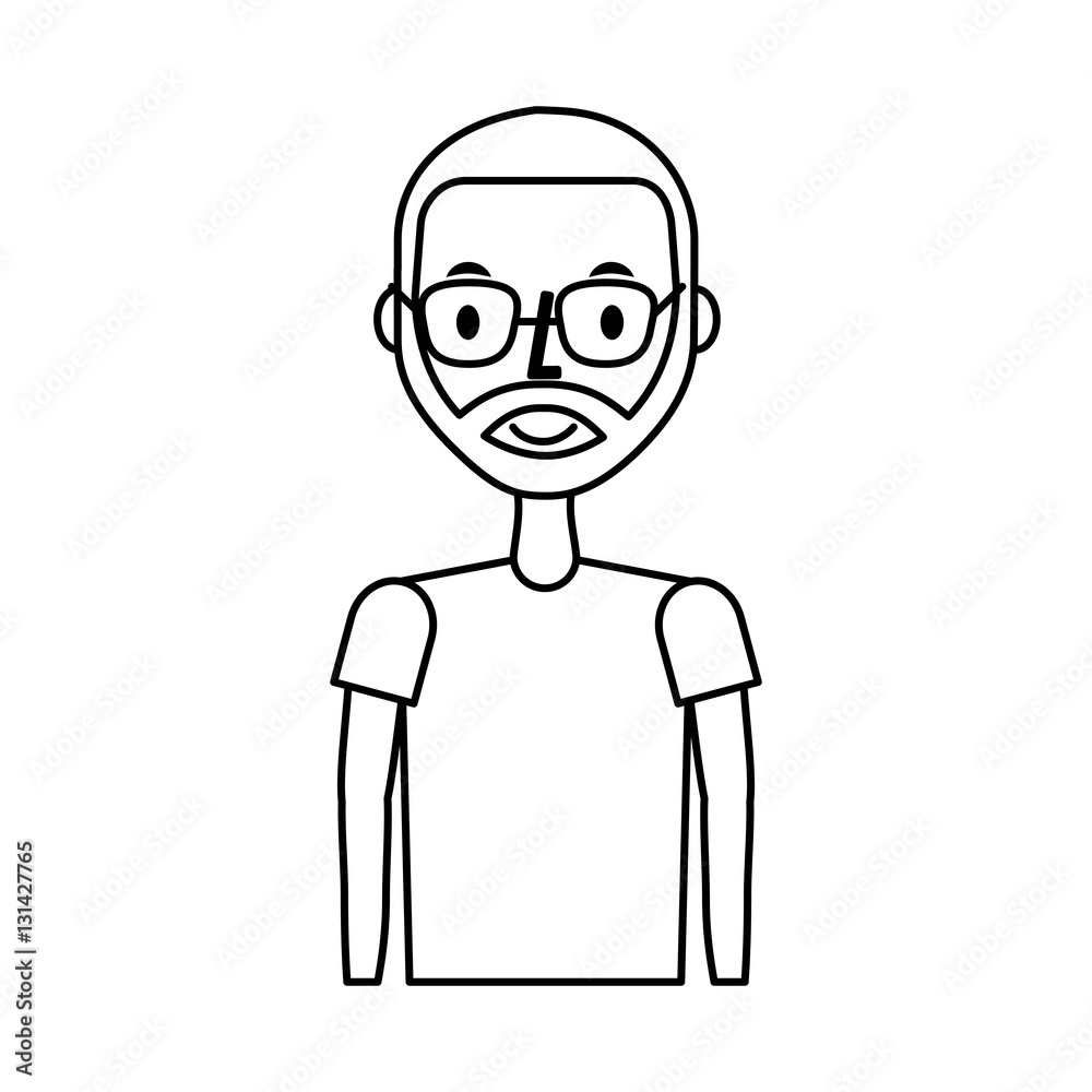 young man avatar character vector illustration design young man avatar character vector illustration design