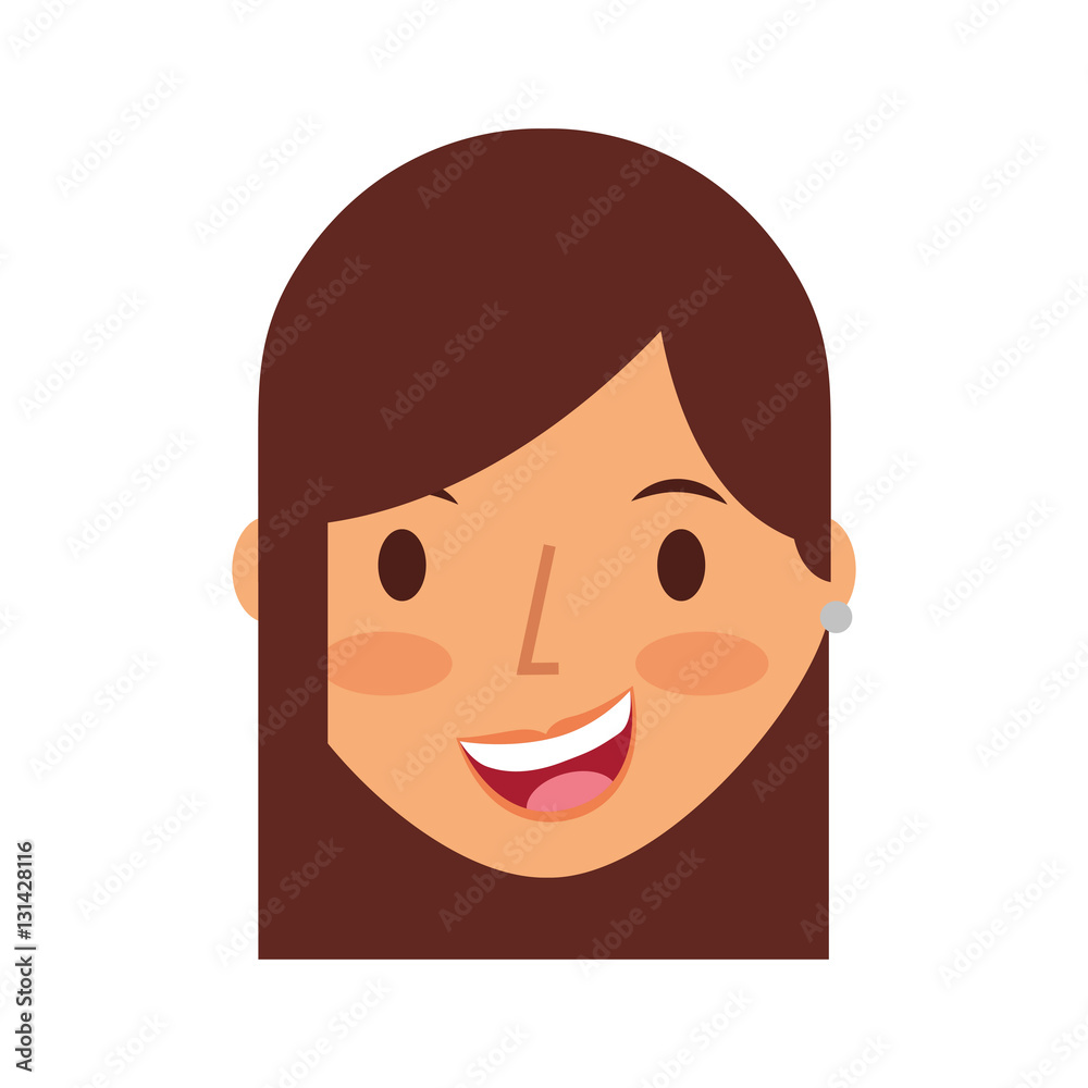 young woman avatar character vector illustration design young woman avatar character vector illustration design