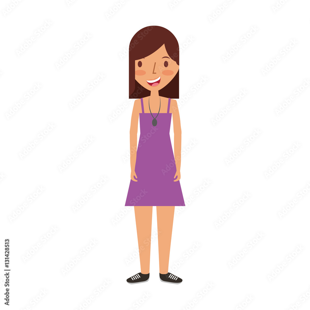 young woman avatar character vector illustration design young woman avatar character vector illustration design