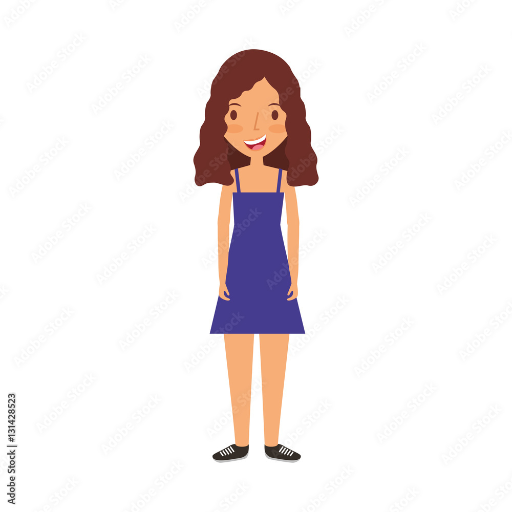 young woman avatar character vector illustration design young woman avatar character vector illustration design