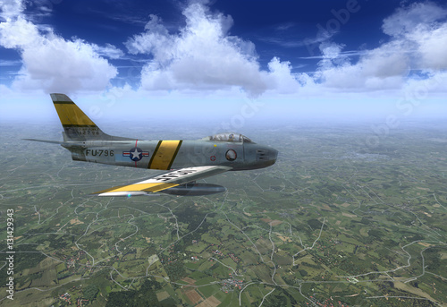 The North American F-86 Sabre photo