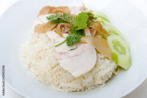 Hainanese chicken rice