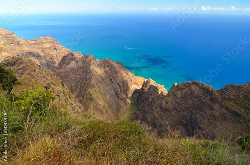 Napali coast from Awa’awapuhi Trail, Kauai, Hawaii