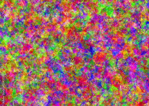 Multicolored different colors in Chaotic Arrangement © Mikhail Ulyannikov