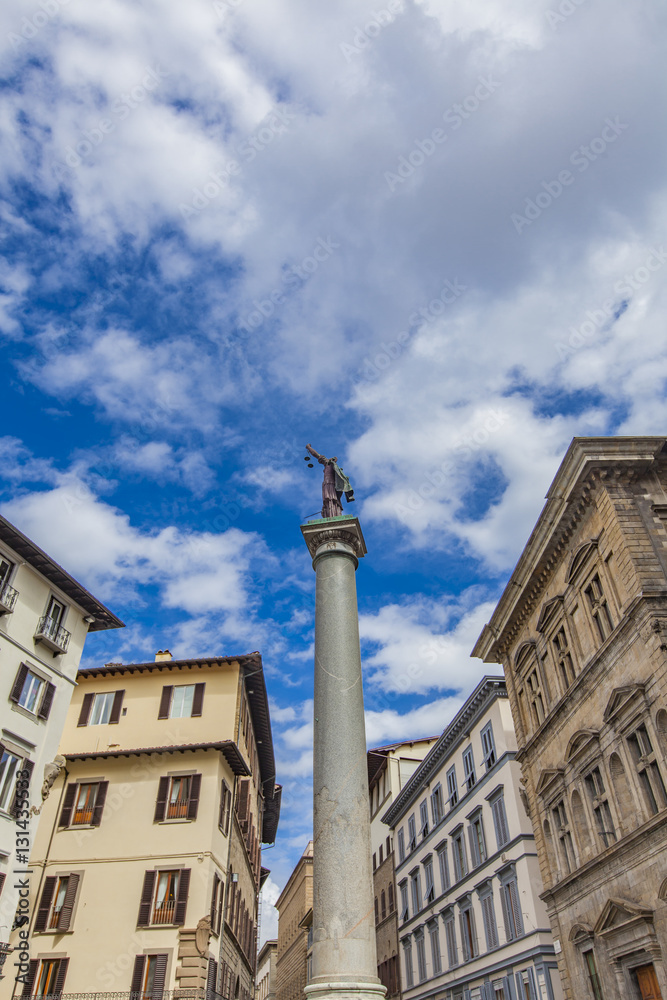 Fototapeta premium Column of Justice in Florence