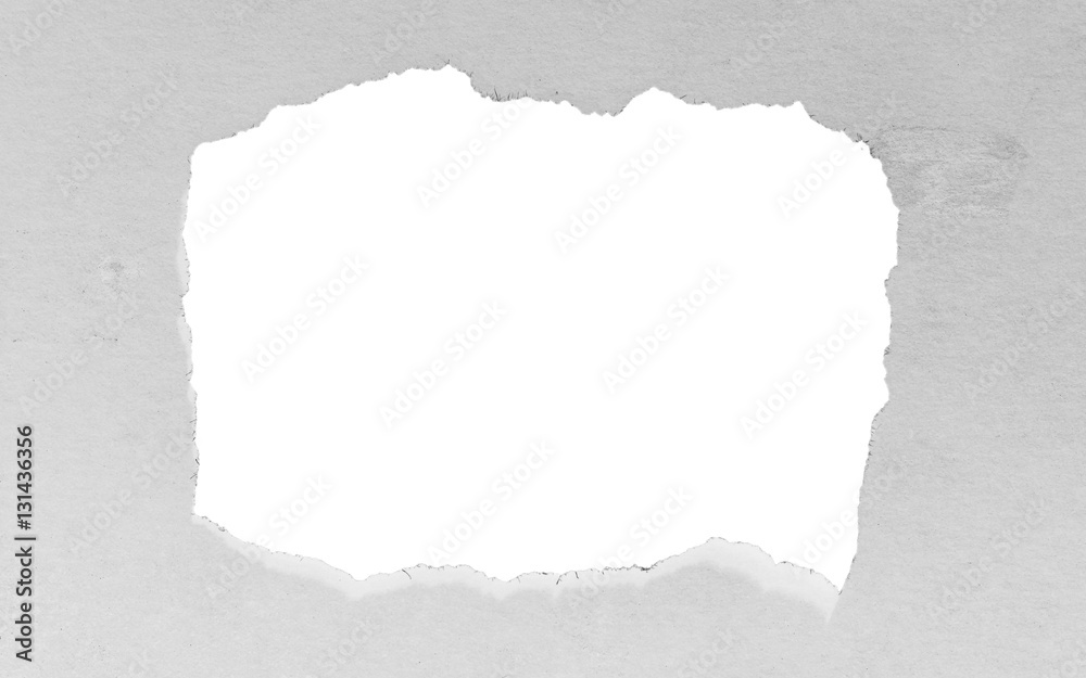 Torn paper