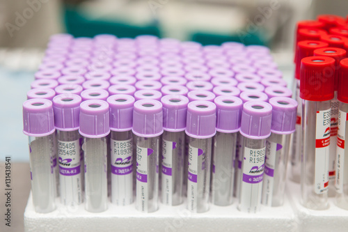 Foto tubes for blood