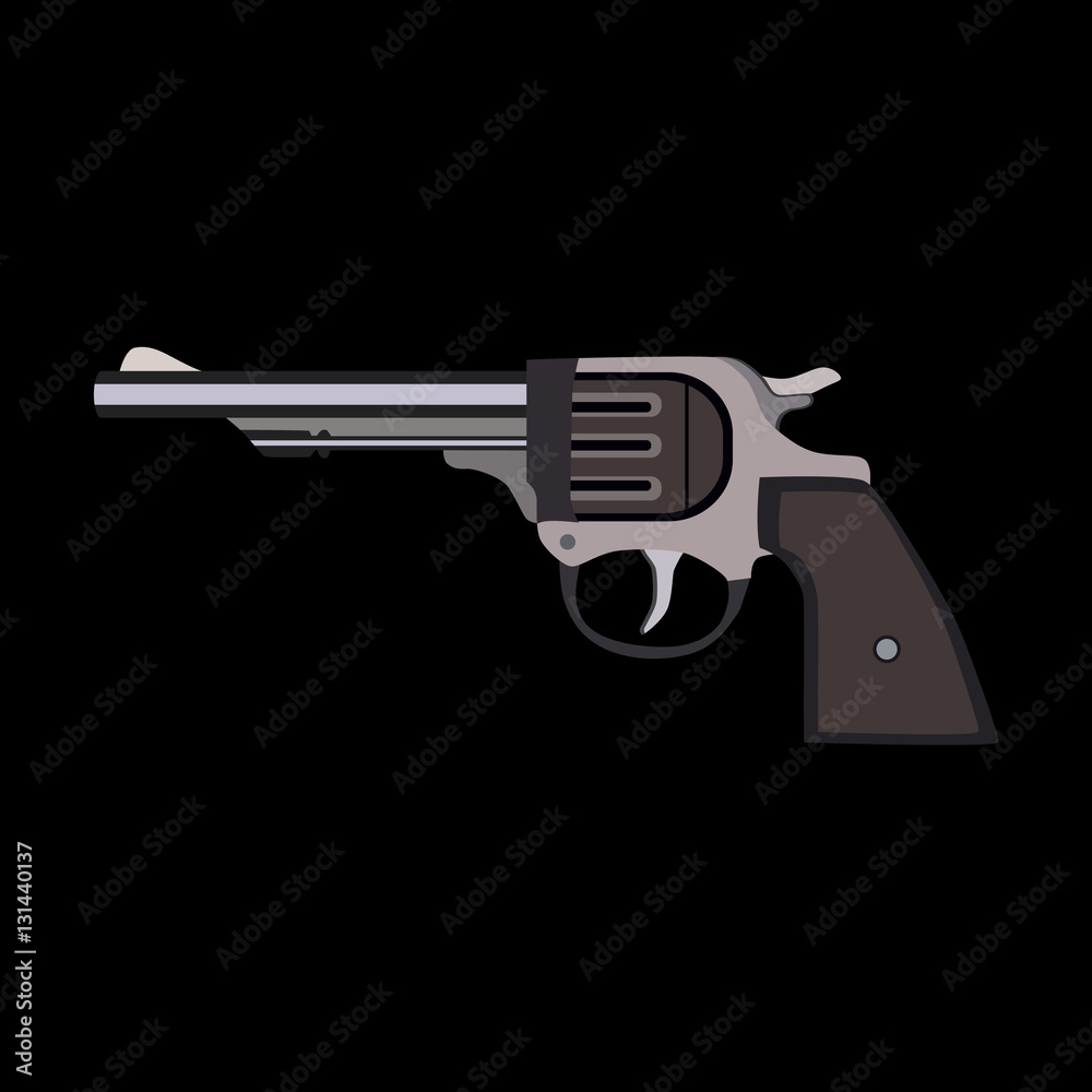revolver flat icon revolver flat icon