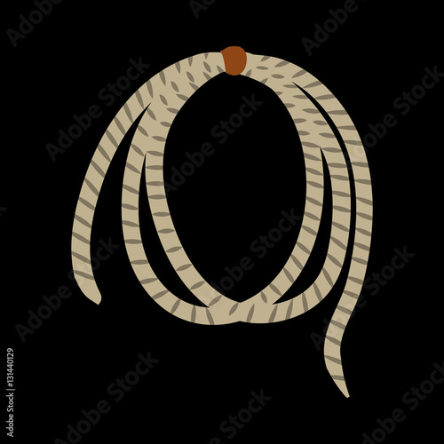 rope flat icon