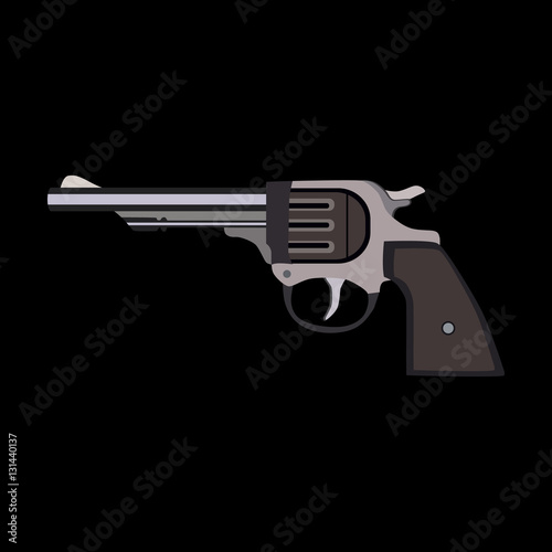 revolver flat icon