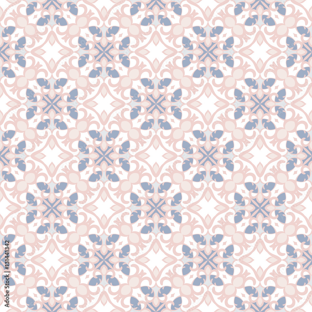 Blue and pink pattern