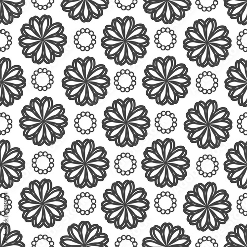 Ethno seamless pattern  boho ornament. Tribal art print  background for fabric design  wallpaper  wrapping.