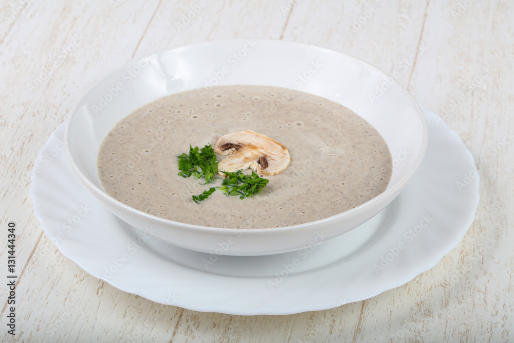 Mushroom soup Mushroom soup