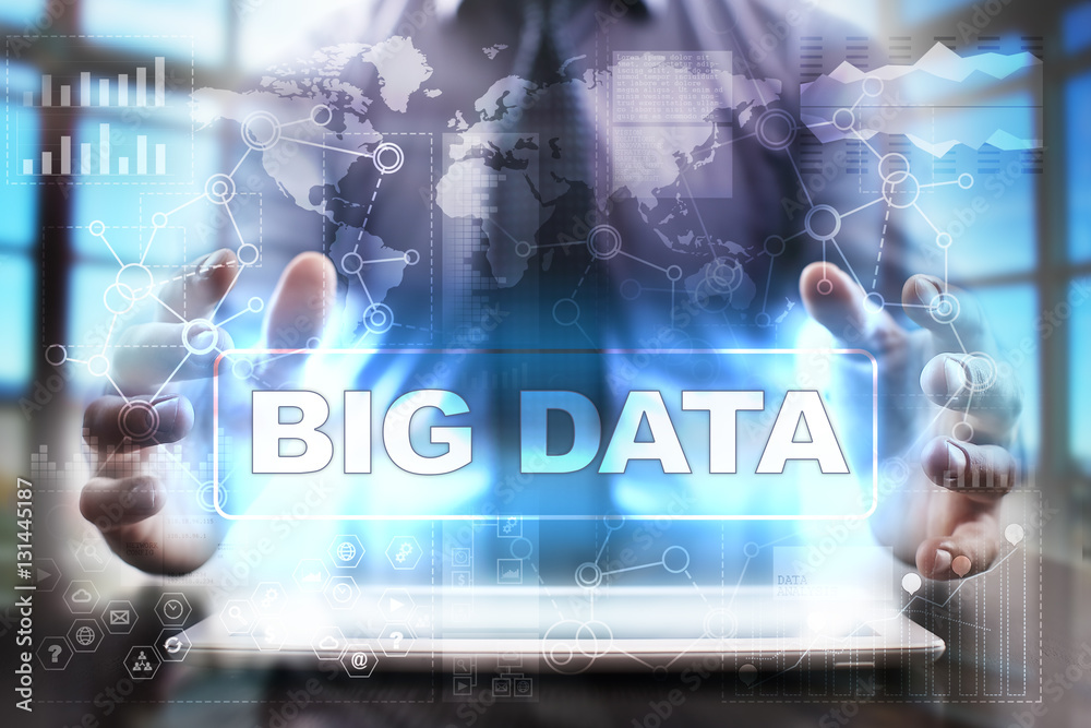 Businessman using tablet pc and selecting big data. Businessman using tablet pc and selecting big data.