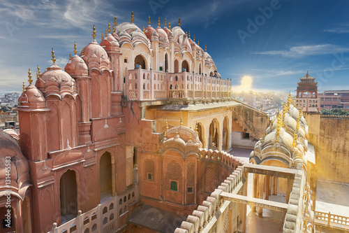 Hawa Mahal, the Palace of Winds, Jaipur, Rajasthan, India photo