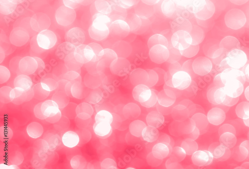 Pink abstract background with bokeh 