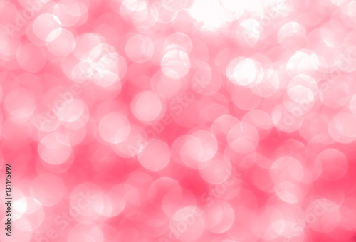 Pink abstract background with bokeh 