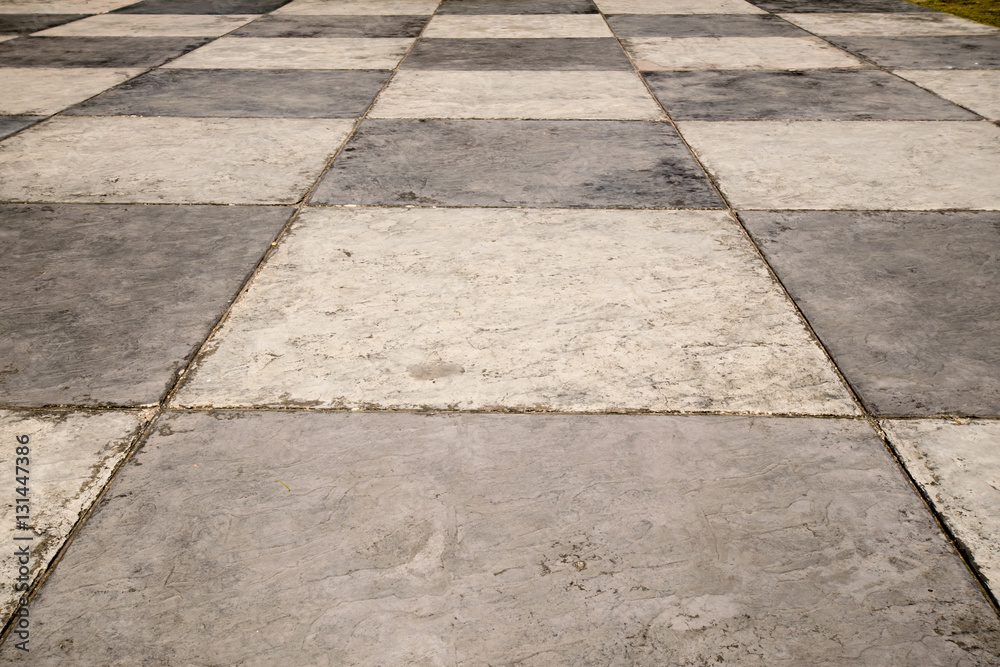 Fototapeta premium Checkerd floor
