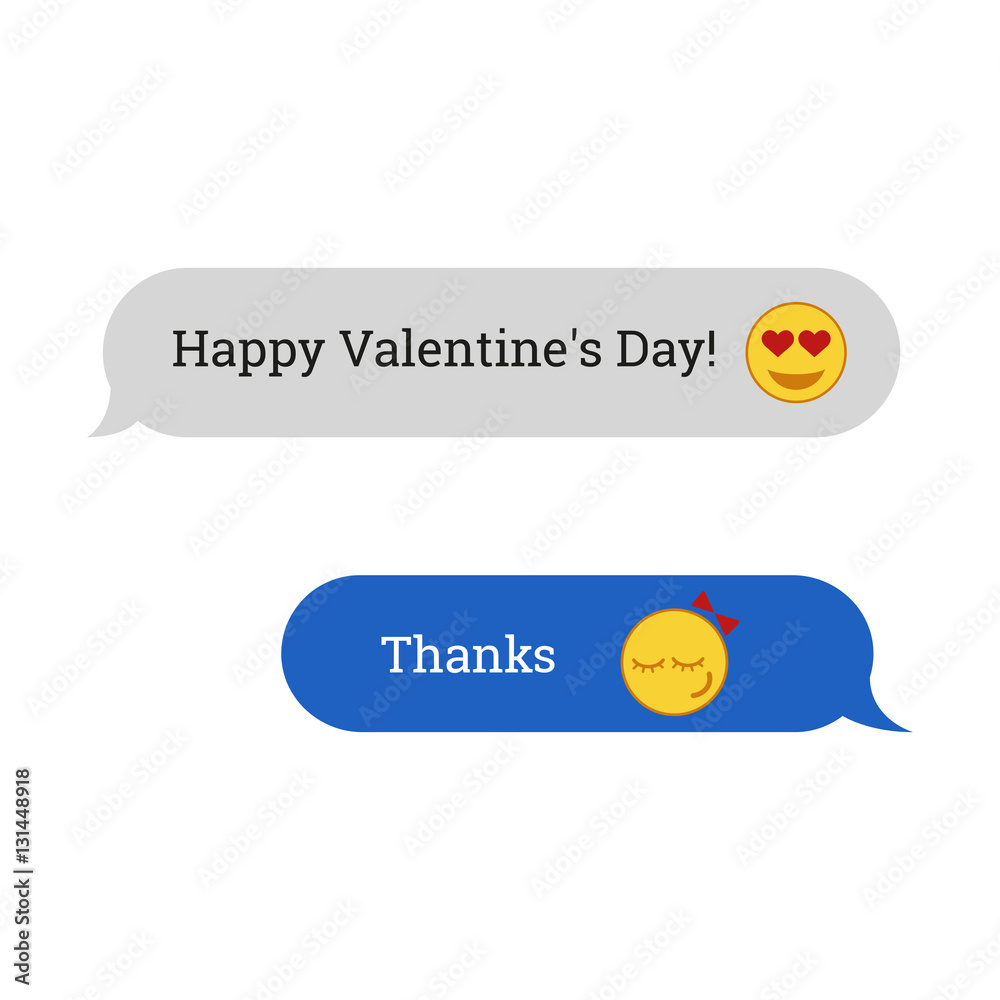 Congratulations to the Happy Valentine's Day. SMS message with e Congratulations to the Happy Valentine's Day. SMS message with e