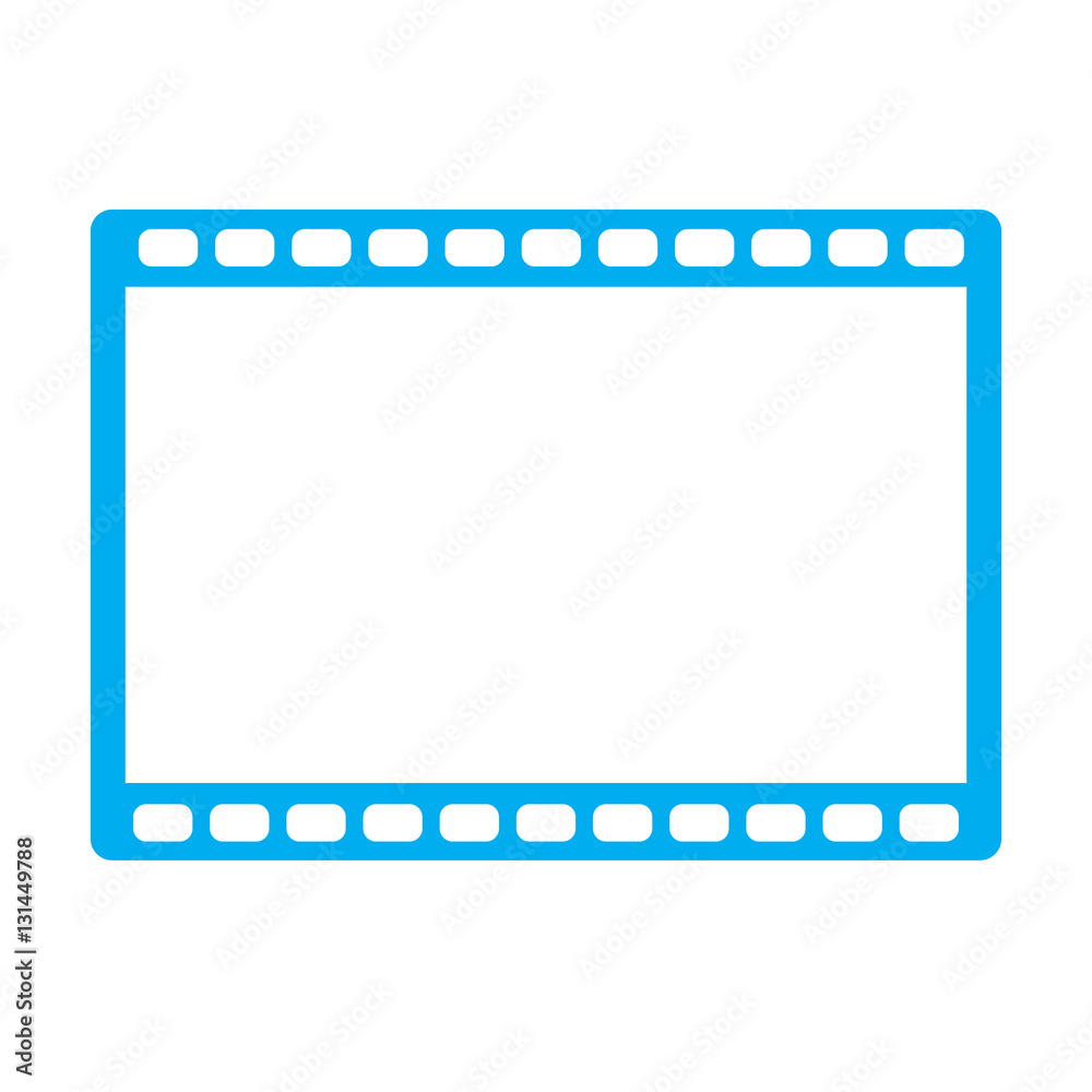 movie icon on white background. movie icon sign.