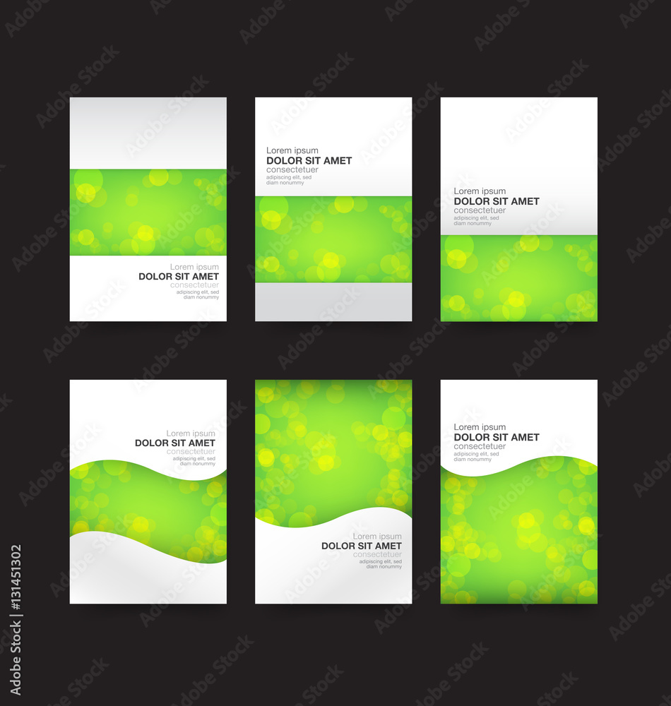 005 Abstract background collection vector illustration
