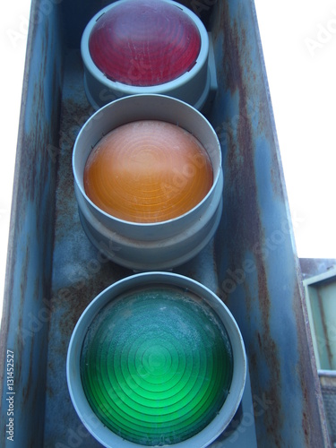 staubige Ampel