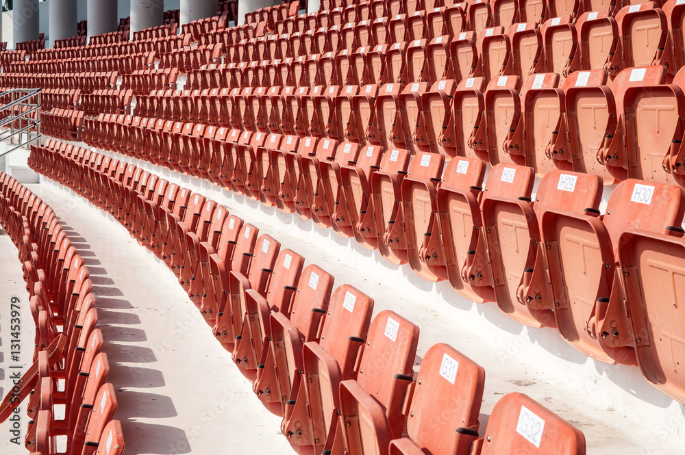 Naklejka premium Stadium seats.