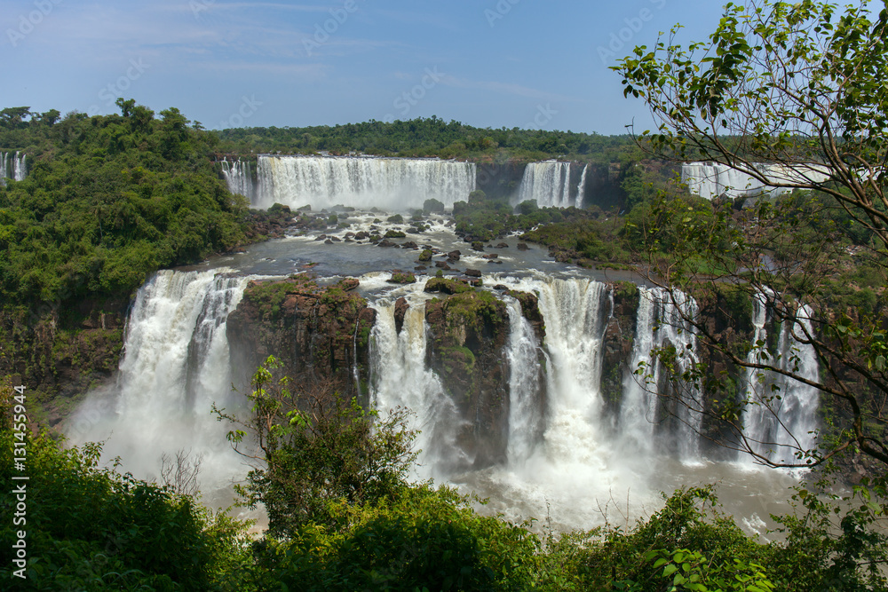 great Iguazu Falls. Natural Wonder of the World great Iguazu Falls. Natural Wonder of the World