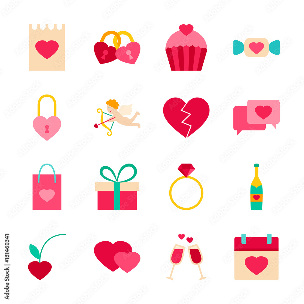 Happy Valentines Day Objects Happy Valentines Day Objects