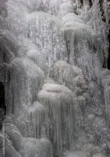 Frozen Waterfall Icewall HDR photo