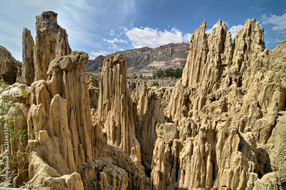 Valle de la Luna (Moon Valley) near capital of Bolivia - La Paz
Valle de la Luna (Moon Valley) near capital of Bolivia - La Paz