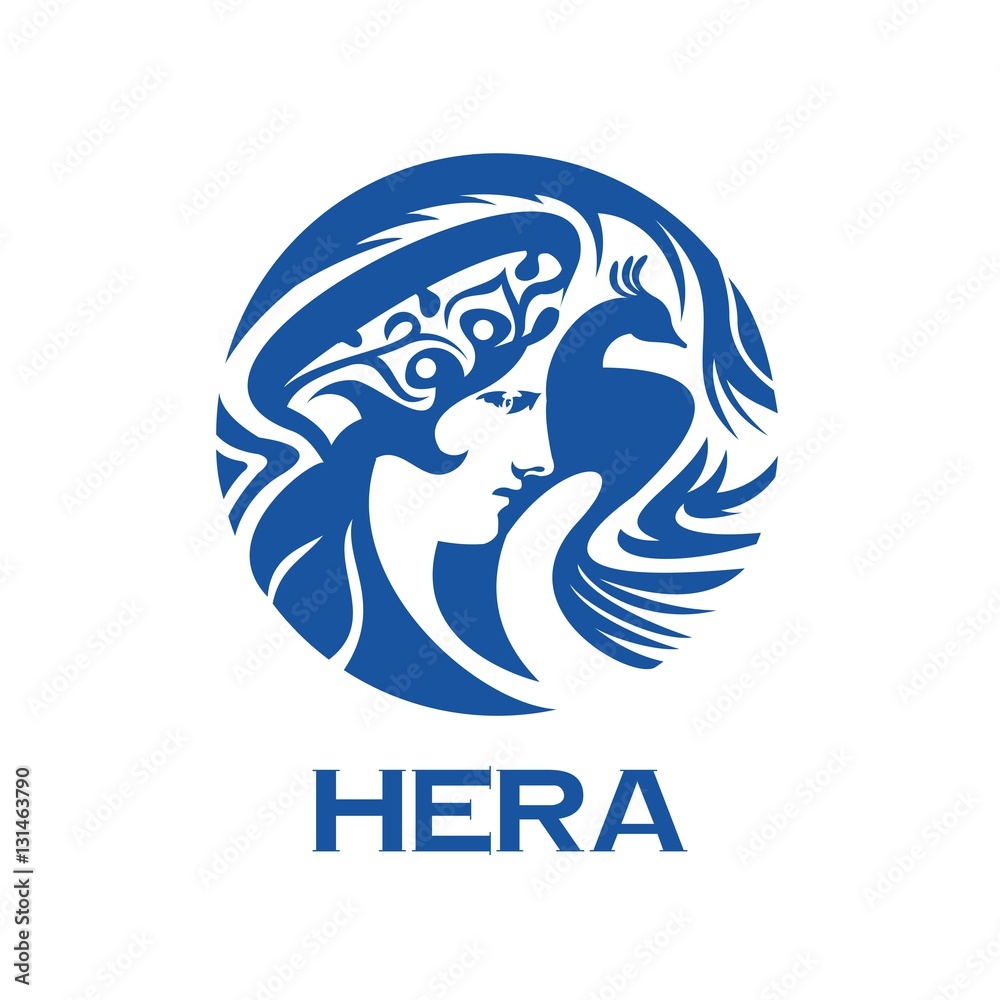 greek goddess hera  illustration