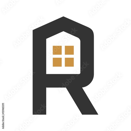letter R logo vector