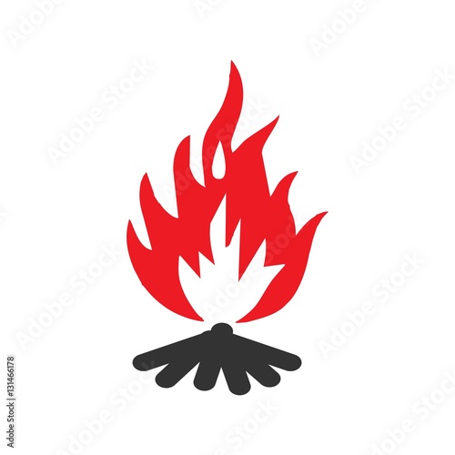 bonfire logo vector.