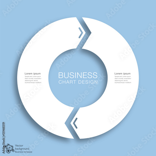 Business Chart Design 2-Step #Vector Graphic