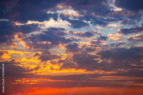 sunset and clouds © Koraysa