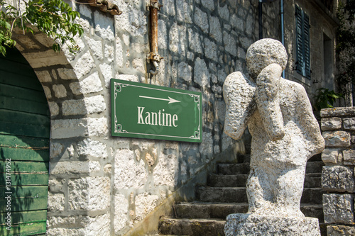 Schild 132 - Kantine