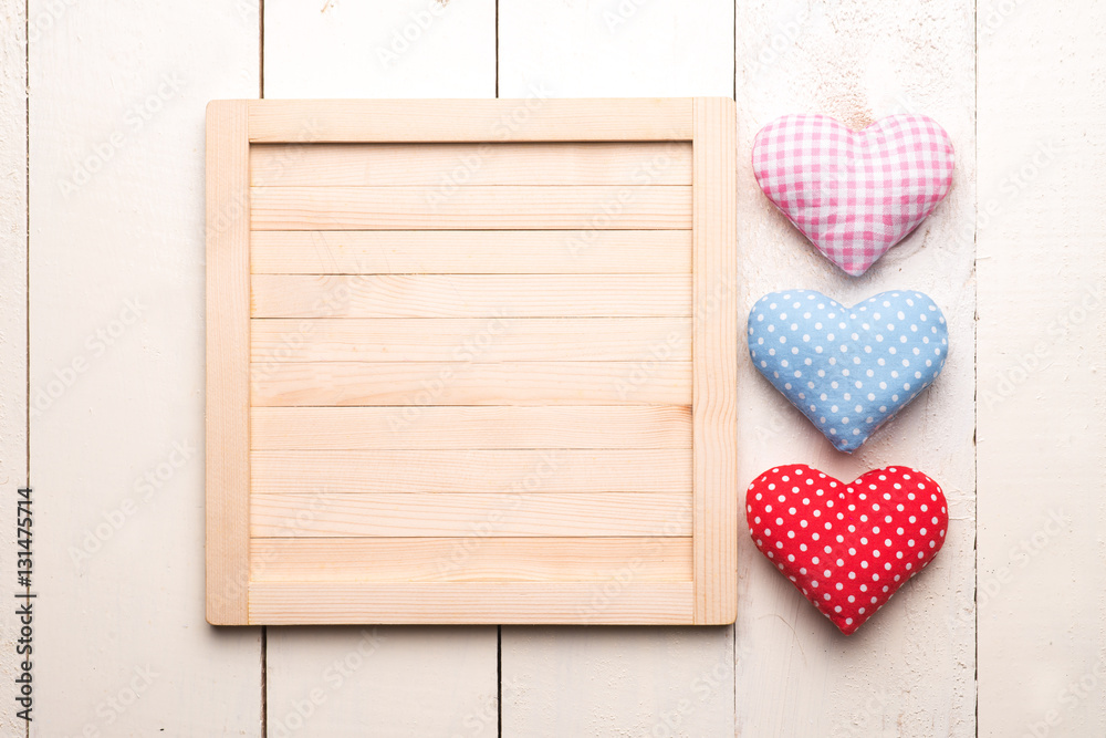 Valentines day background. Top view with copy space Valentines day background. Top view with copy space