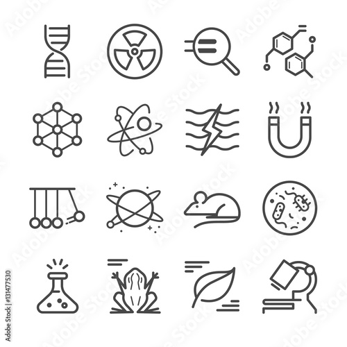 Science icons 