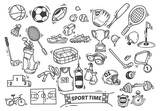 sport themed doodle