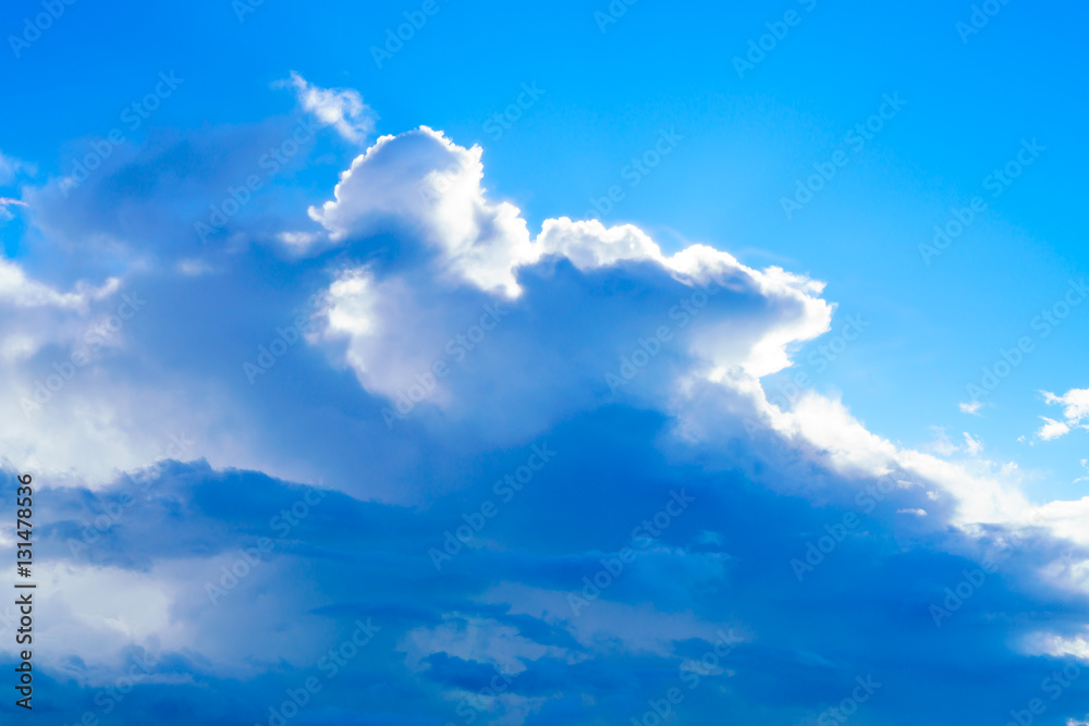 Blue sky with clouds Blue sky with clouds