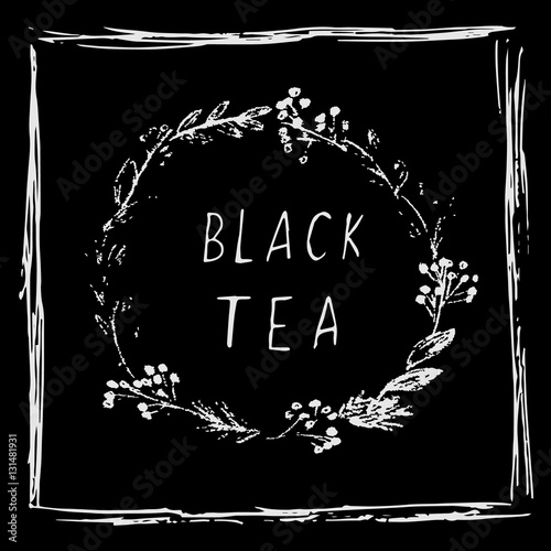 Green Tea vintage vector
