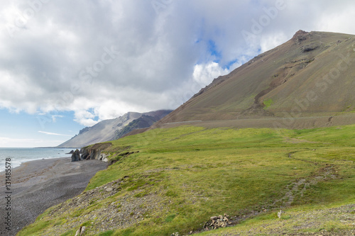 Austurland Black Sand Beach