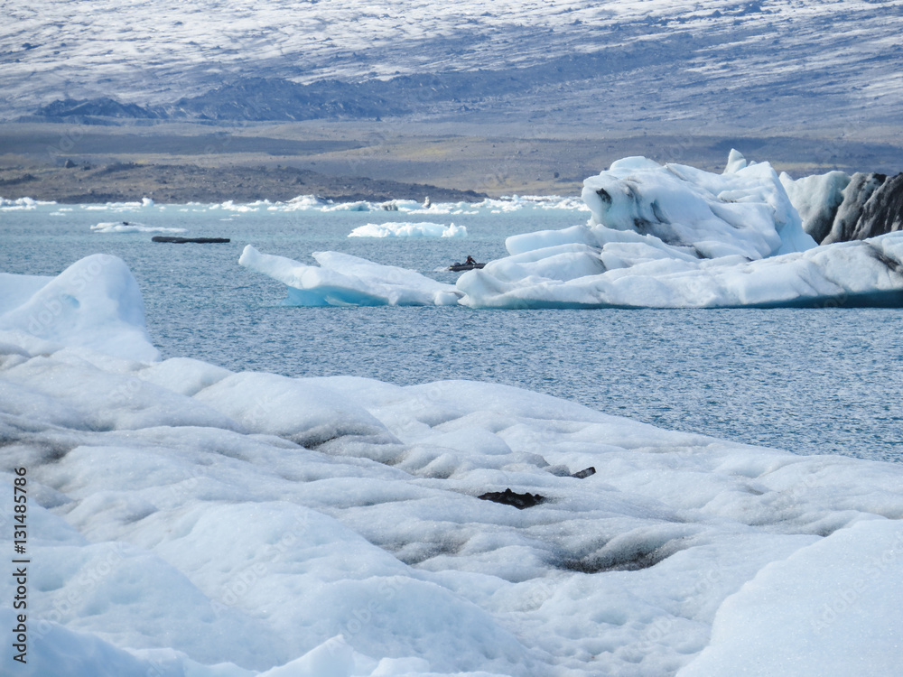 Obraz premium Jokulsarlon Icebergs