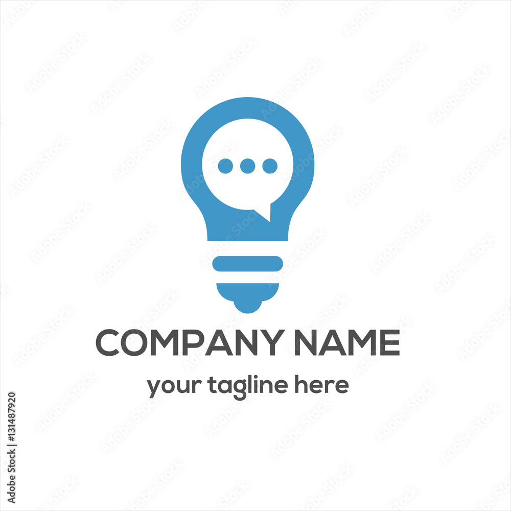 Bubble Chat Logo Bubble Chat Logo