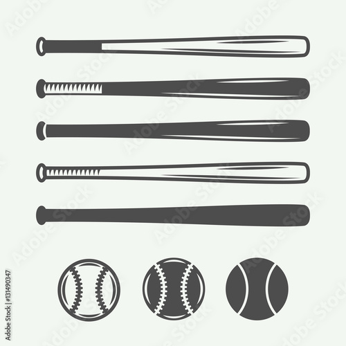 Vintage baseball logos, emblems, badges and design elements. 