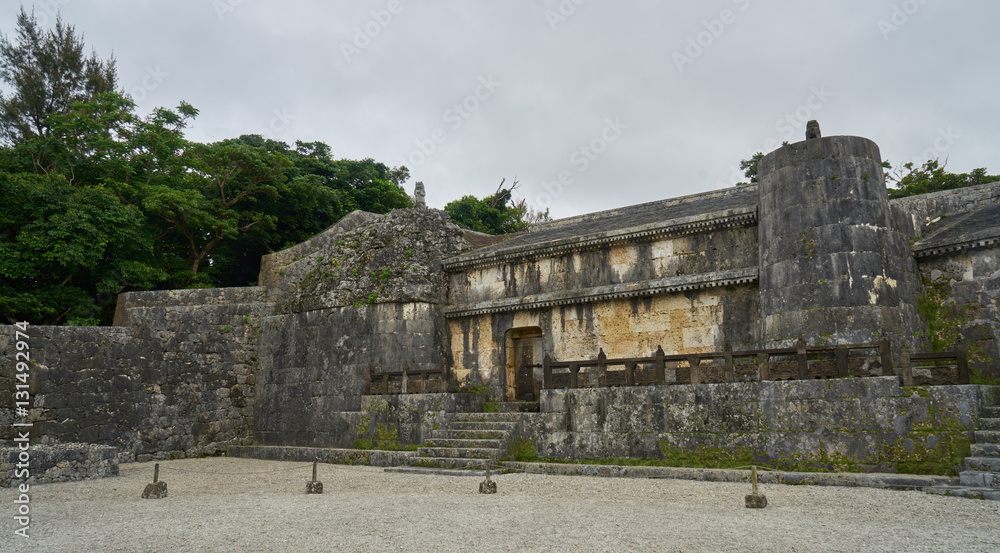 Tamaudun Mausoleum in Okinawa, Japan. Royal Mausoleum, Inscribed on the Register of World Heritage Site