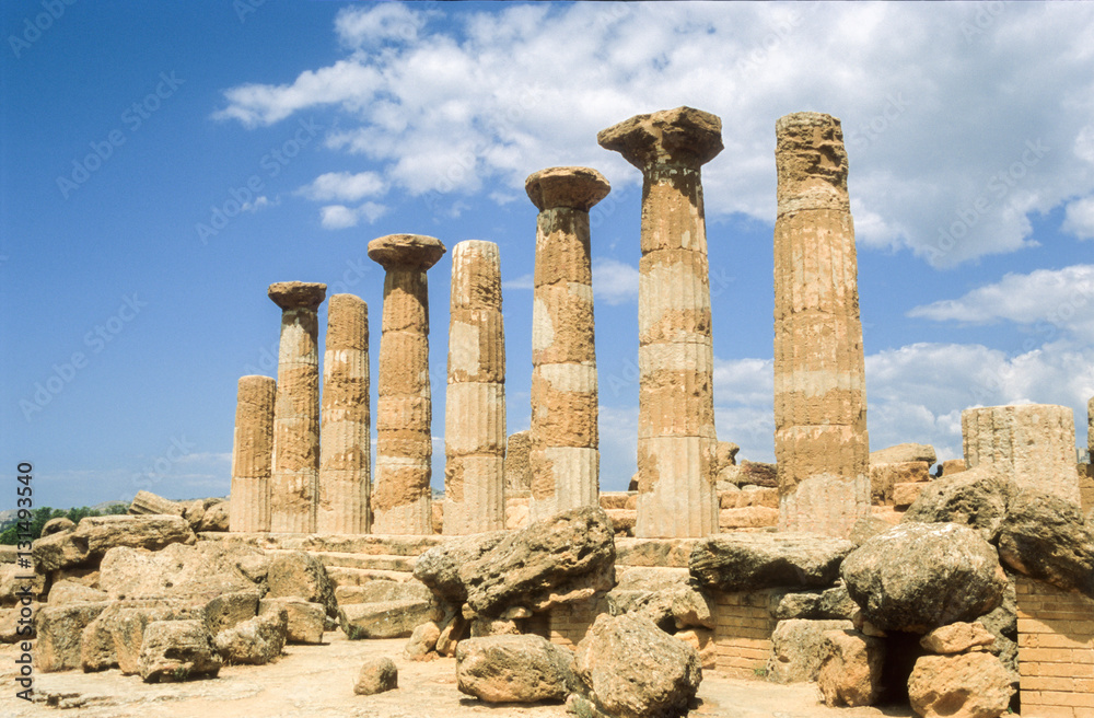Säulen einer Tempelruine