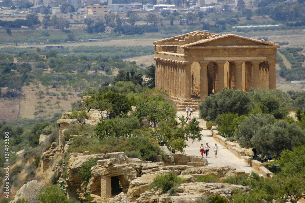 Tempel des Heracles im Tal der tempel Agrigent